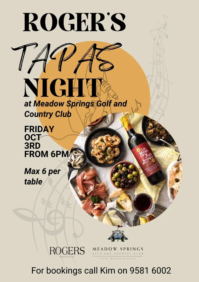 Roger’s Tapas Night