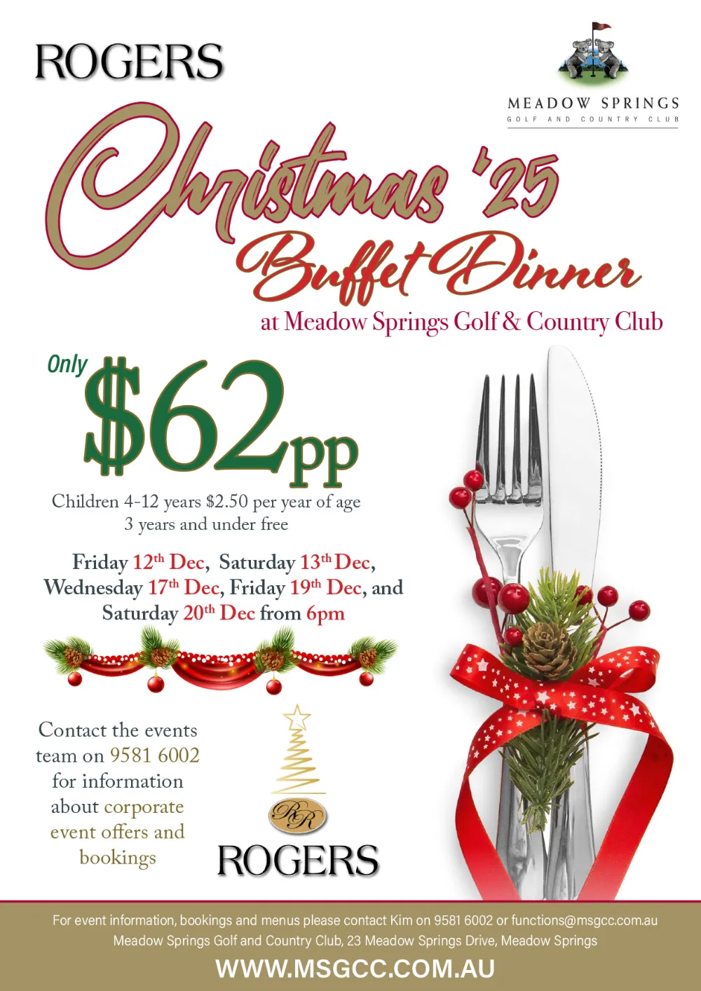 Christmas Buffet Dinner